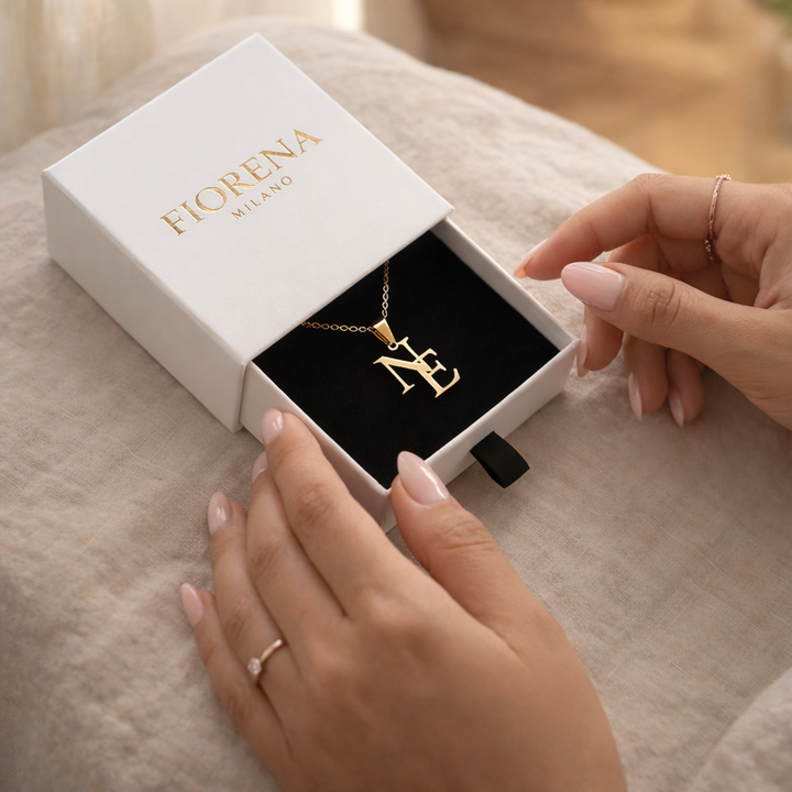 Collana con le Iniziali di Chi Ami