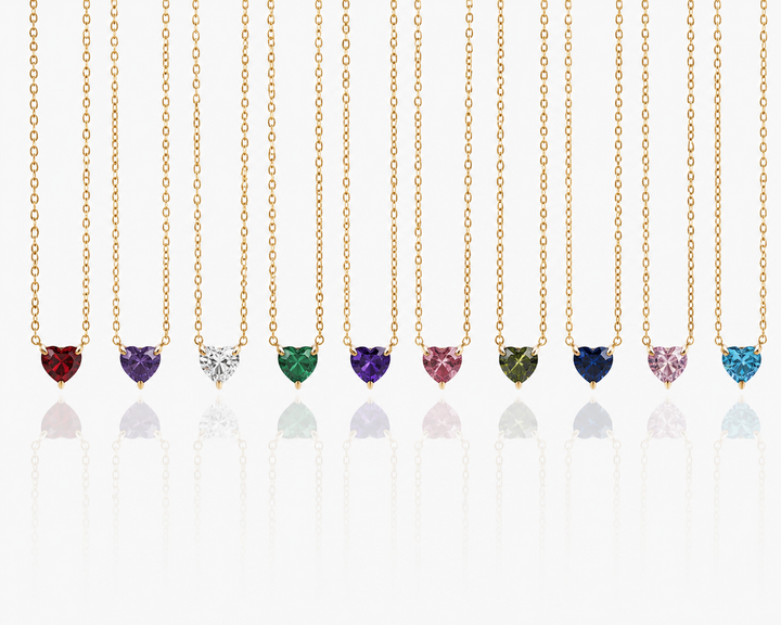 Collana con Pietra Portafortuna a Cuore