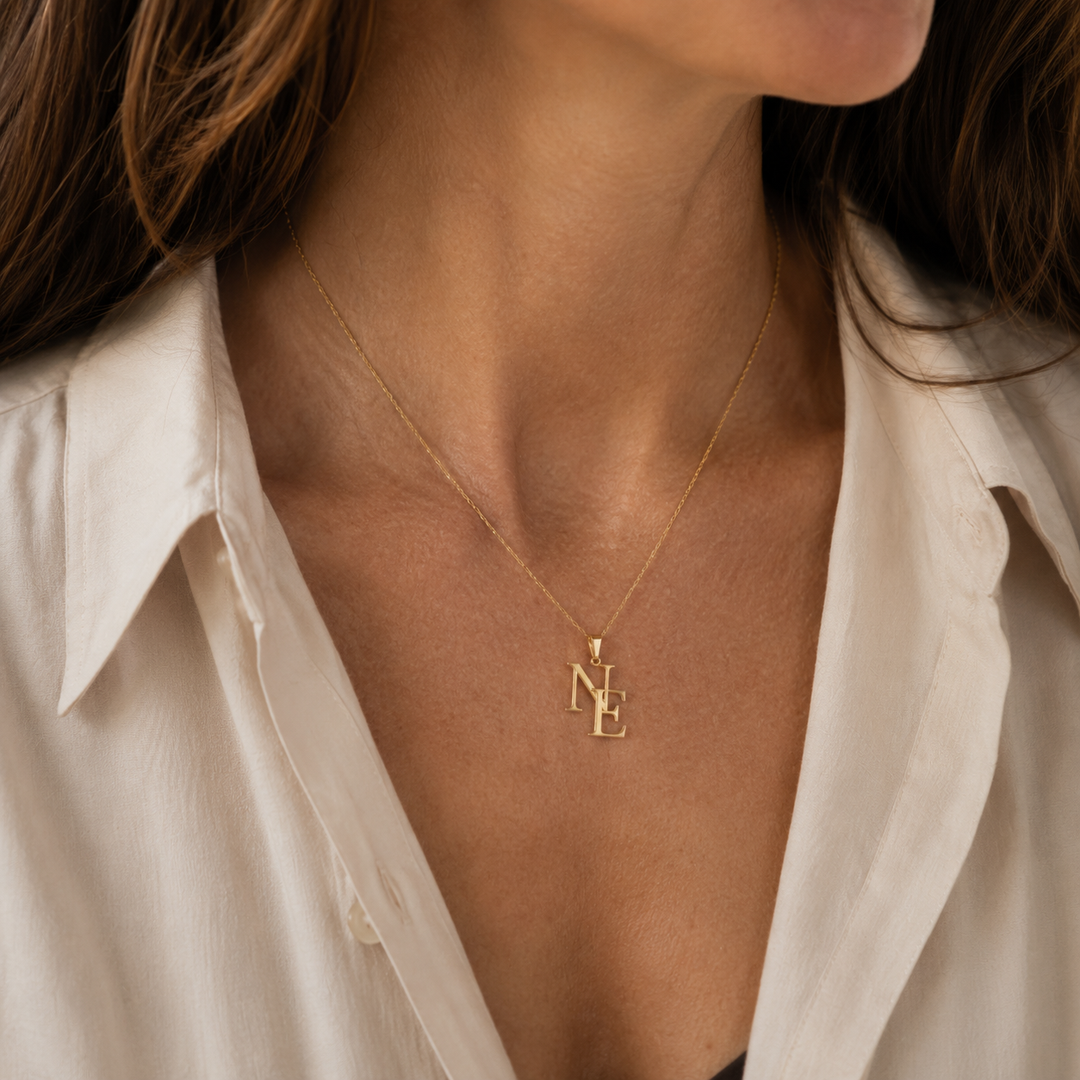 Collana con le Iniziali di Chi Ami