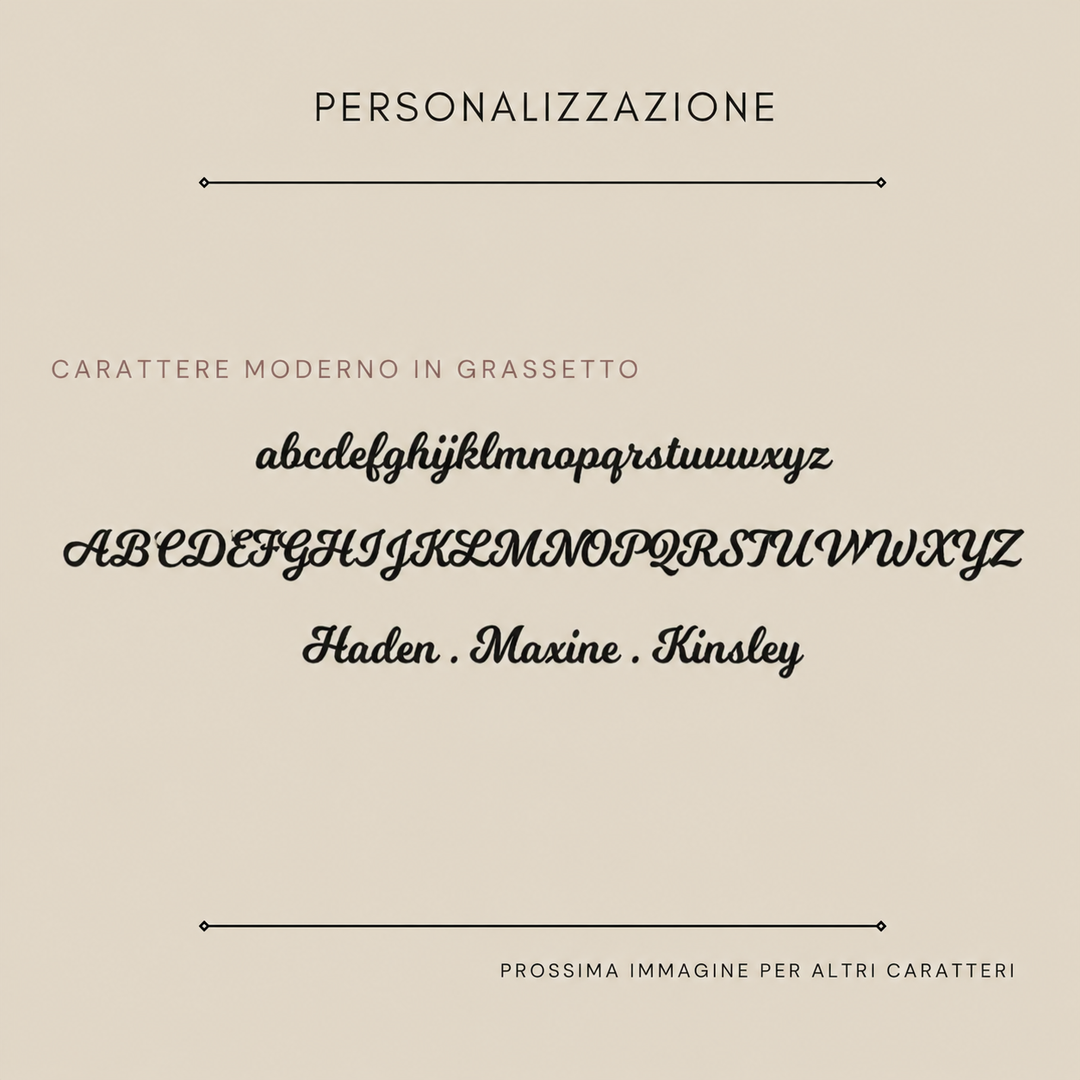 COLLANA PERSONALIZZATA CON NOME E PIETRA DEL MESE DI NASCITA