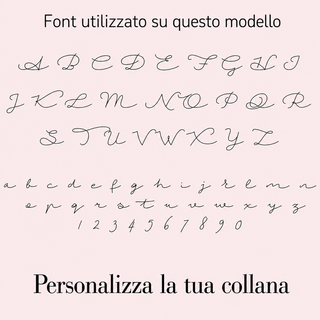 COLLANA NOME & FIORE DI NASCITA