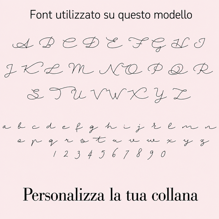 COLLANA NOME & FIORE DI NASCITA