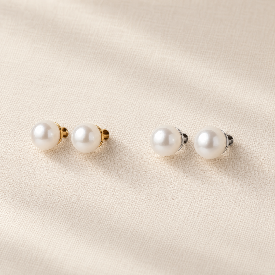 ÉLAN PEARL STUD EARRINGS