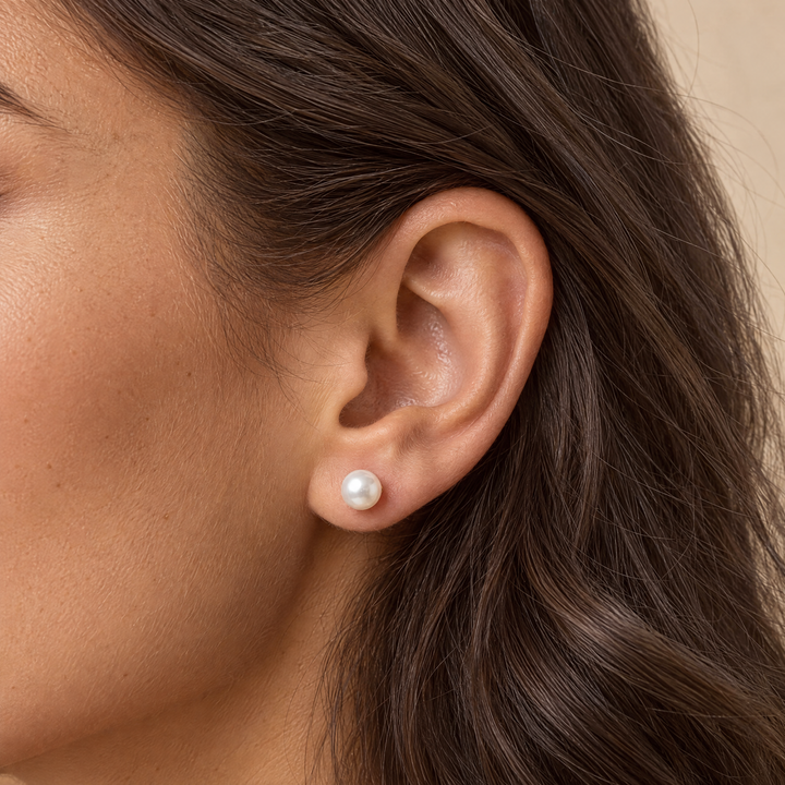 ÉLAN PEARL STUD EARRINGS