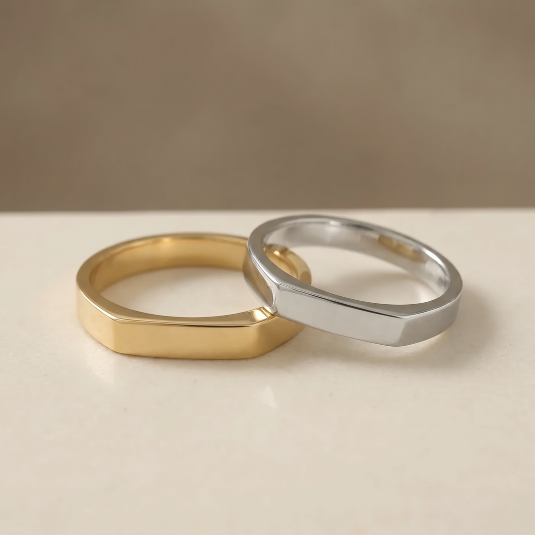 FACETED EDGE RING
